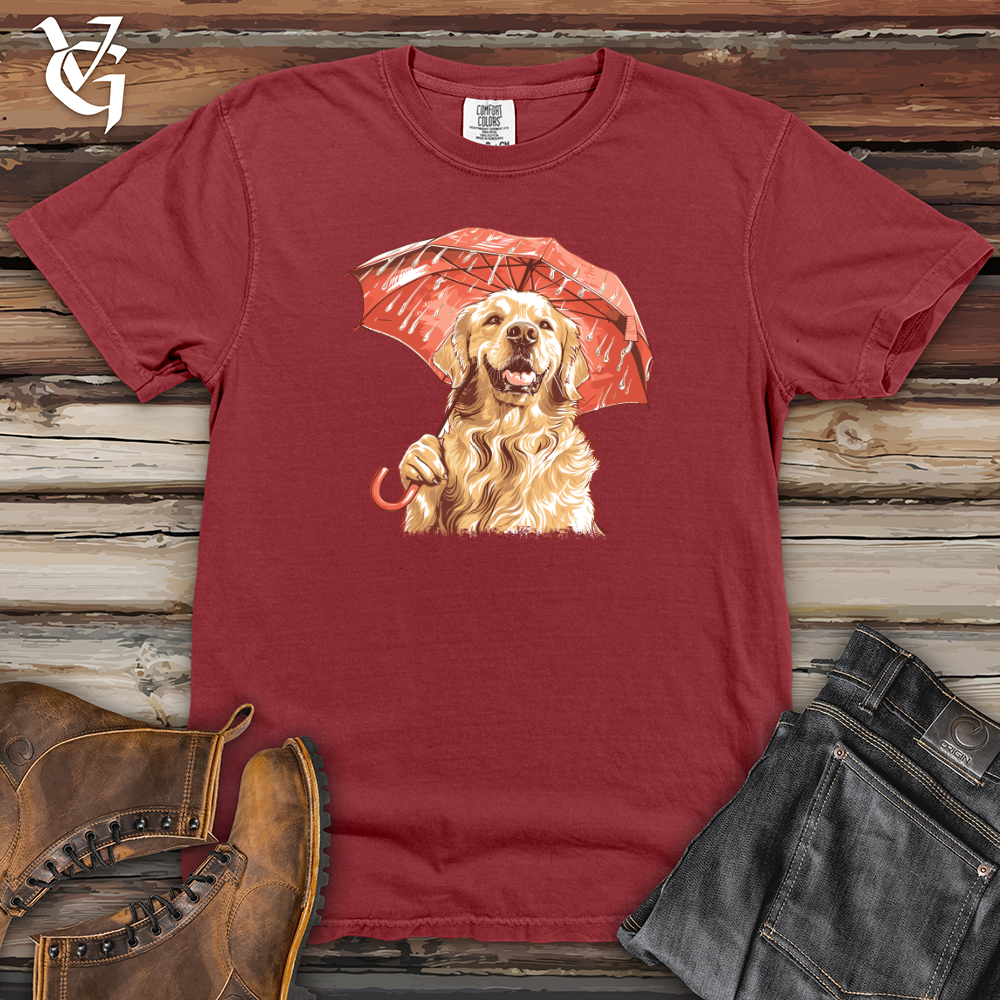 Viking Goods Golden Optimist Umbrella Heavy Cotton Comfort Colors Tee Brick / L