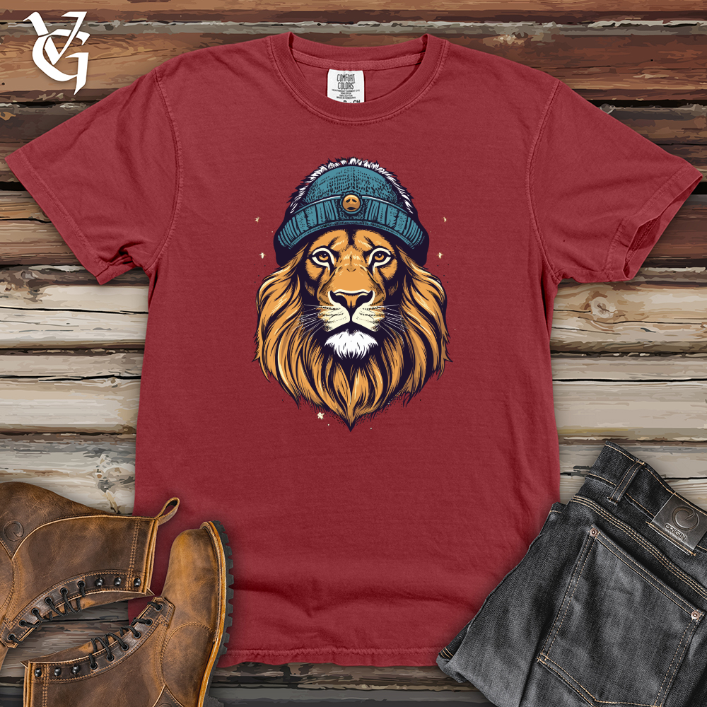 Viking Goods Majestic Mane Heavy Cotton Comfort Colors Tee Brick / L