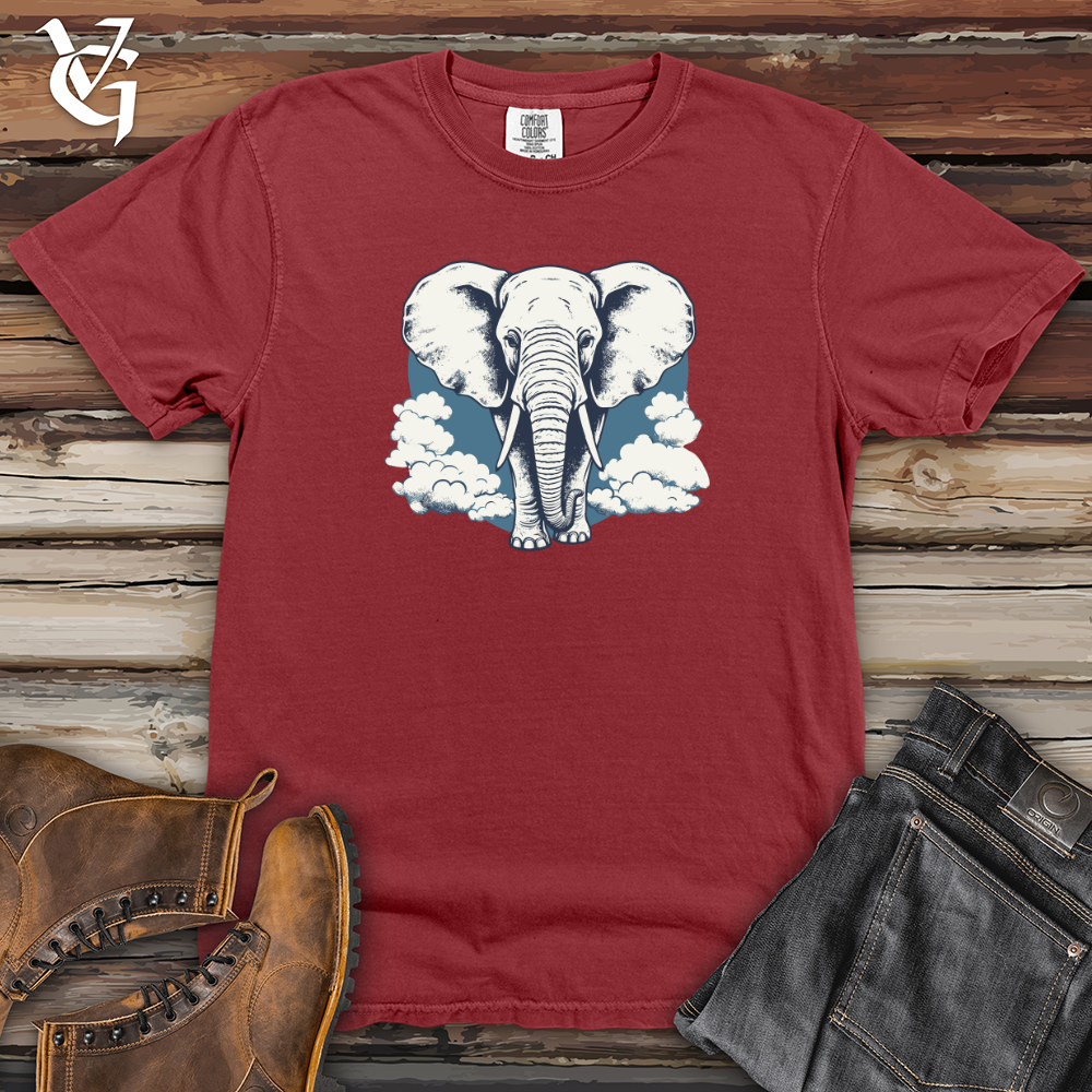 Viking Goods Pachyderm Puffs Heavy Cotton Comfort Colors Tee Brick / L