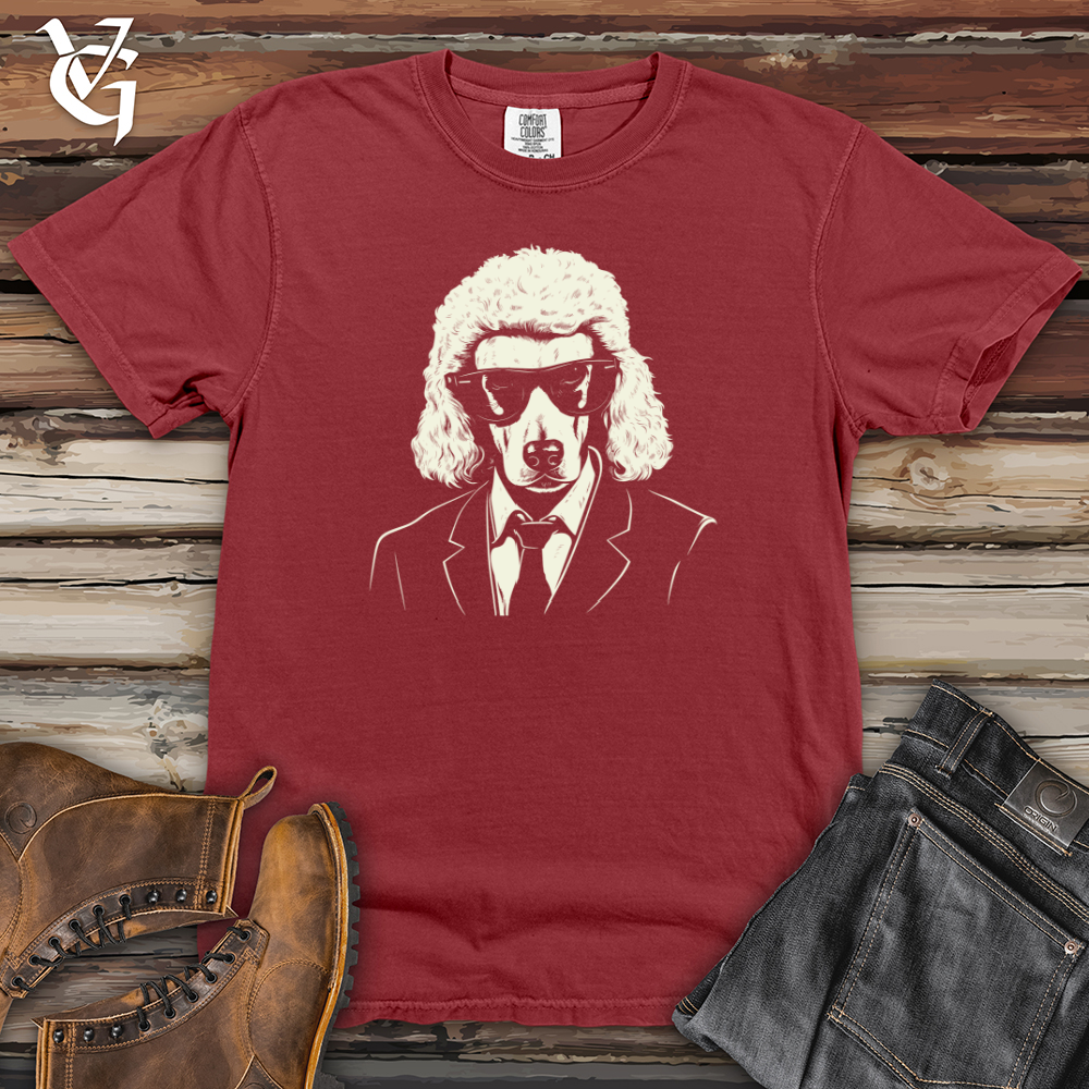 Viking Goods Poodle Noir Cool Heavy Cotton Comfort Colors Tee Brick / L