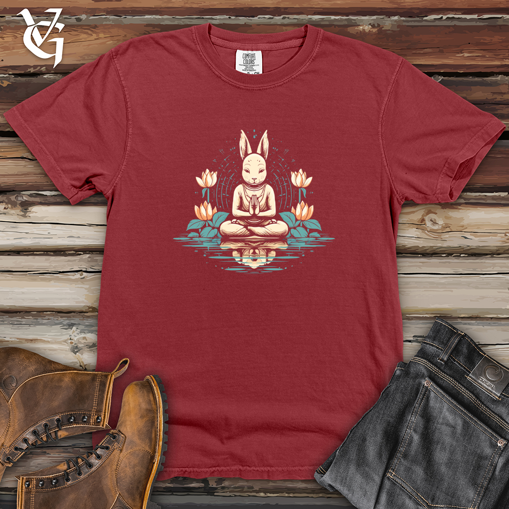 Viking Goods Rabbit Zen Harmony Heavy Cotton Comfort Colors Tee Brick / L