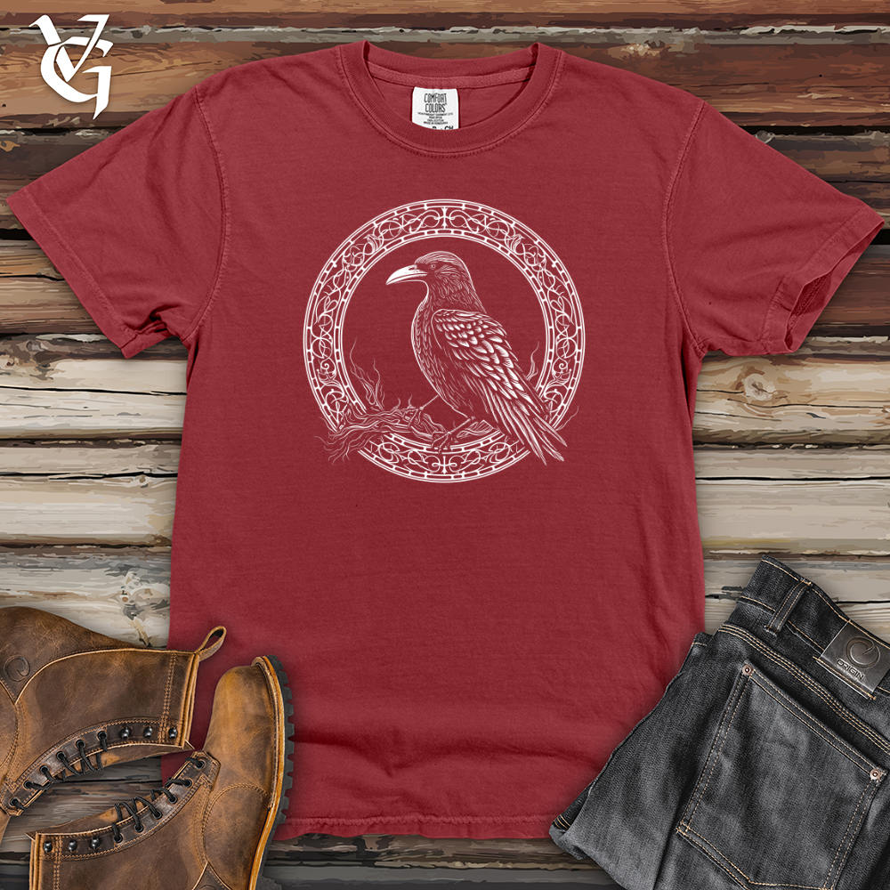 Viking Goods Raven Gothic Elegance Heavy Cotton Comfort Colors Tee Brick / L