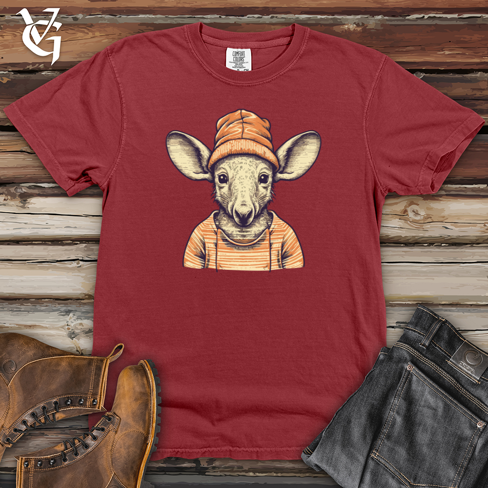 Viking Goods Retro Beanie Trunk Heavy Cotton Comfort Colors Tee Brick / L