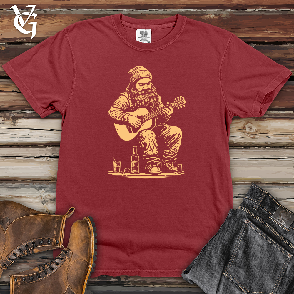 Viking Goods Rockin Dwarf Heavy Cotton Comfort Colors Tee Brick / L