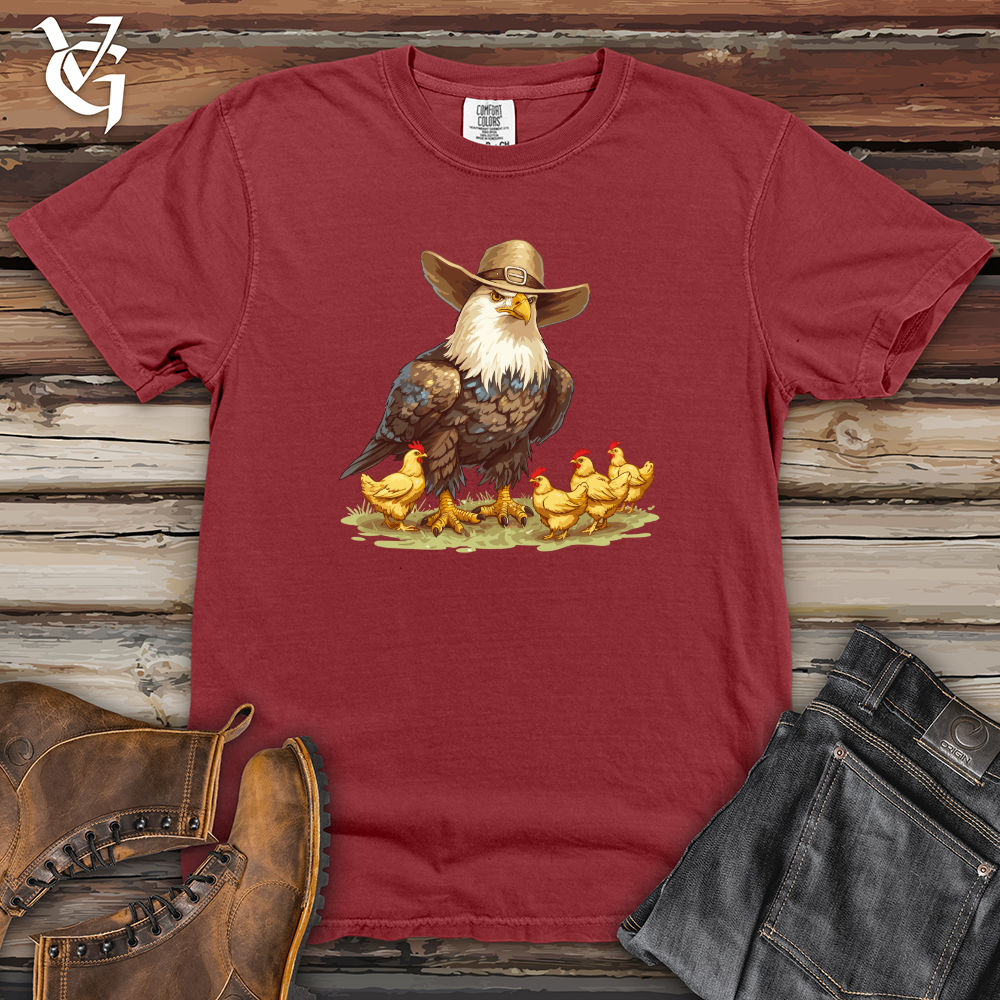 Viking Goods Sheriff Eagle Brood Heavy Cotton Comfort Colors Tee Brick / L