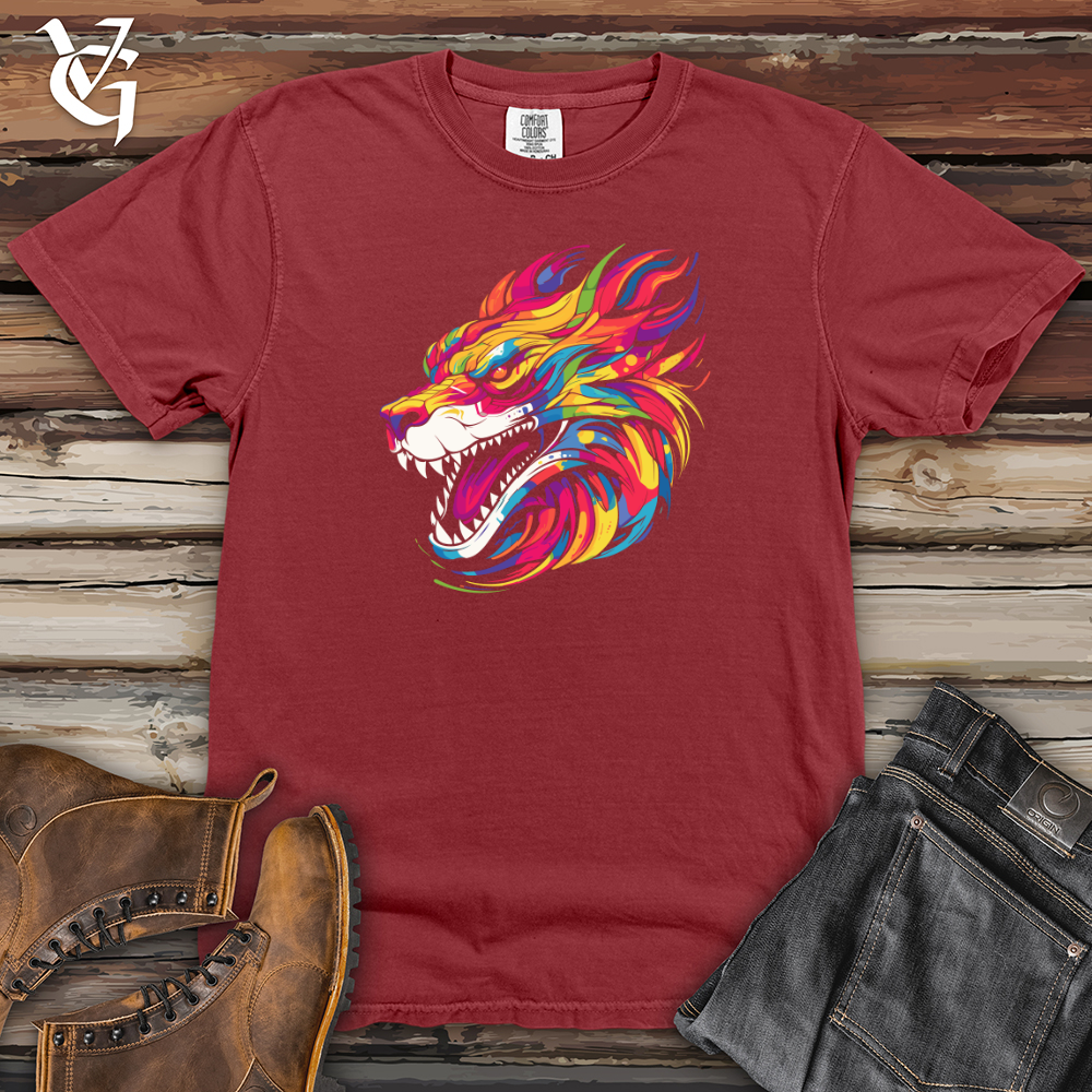 Viking Goods Vibrant Tiger Essence Heavy Cotton Comfort Colors Tee Brick / L