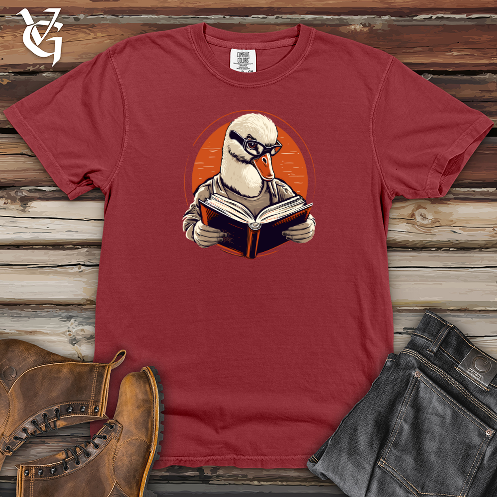 Viking Goods Wanderlust Goose Reads Heavy Cotton Comfort Colors Tee Brick / L