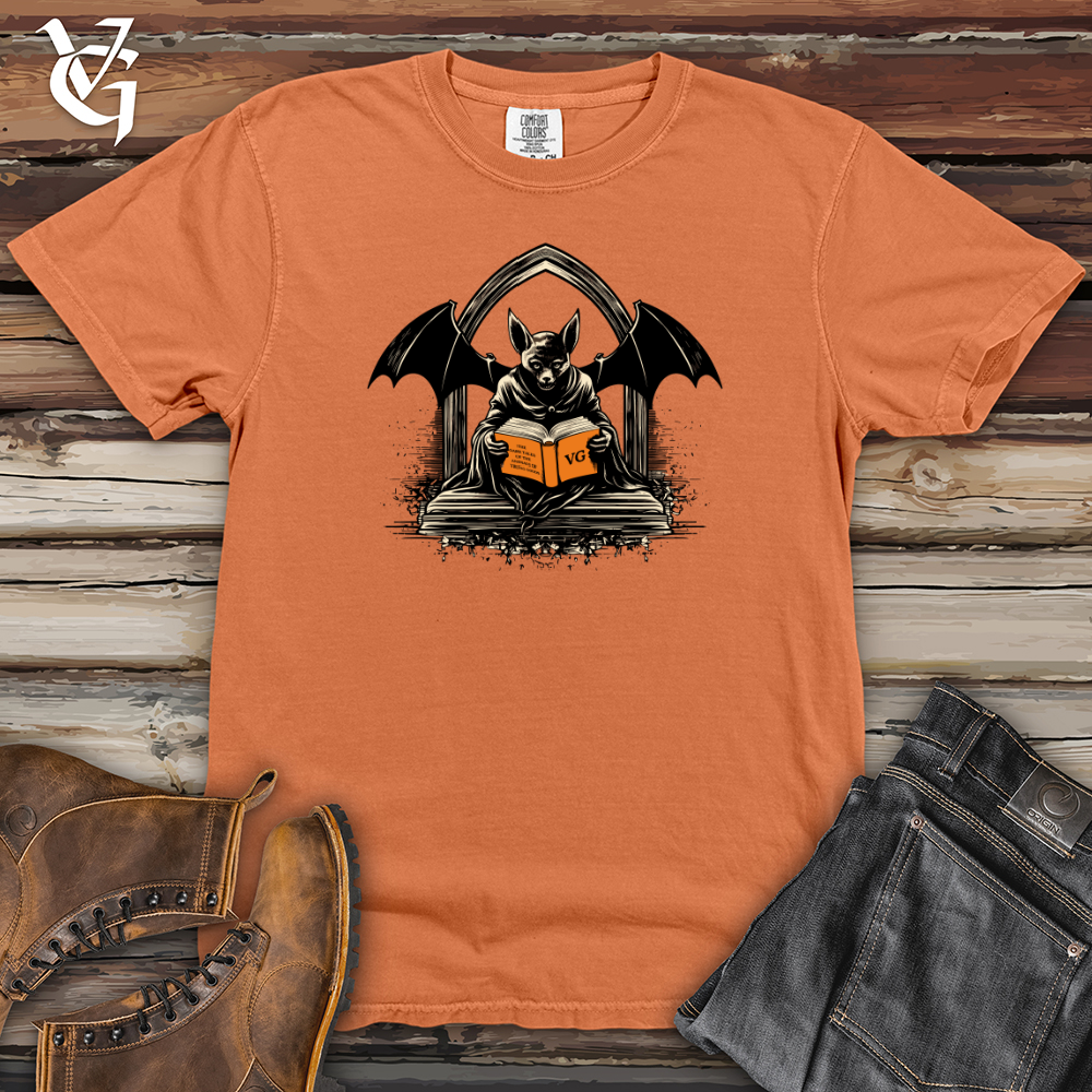 Viking Goods Bat Night Whisper Book Whisper Heavy Cotton Comfort Colors Tee Burnt Orange / L