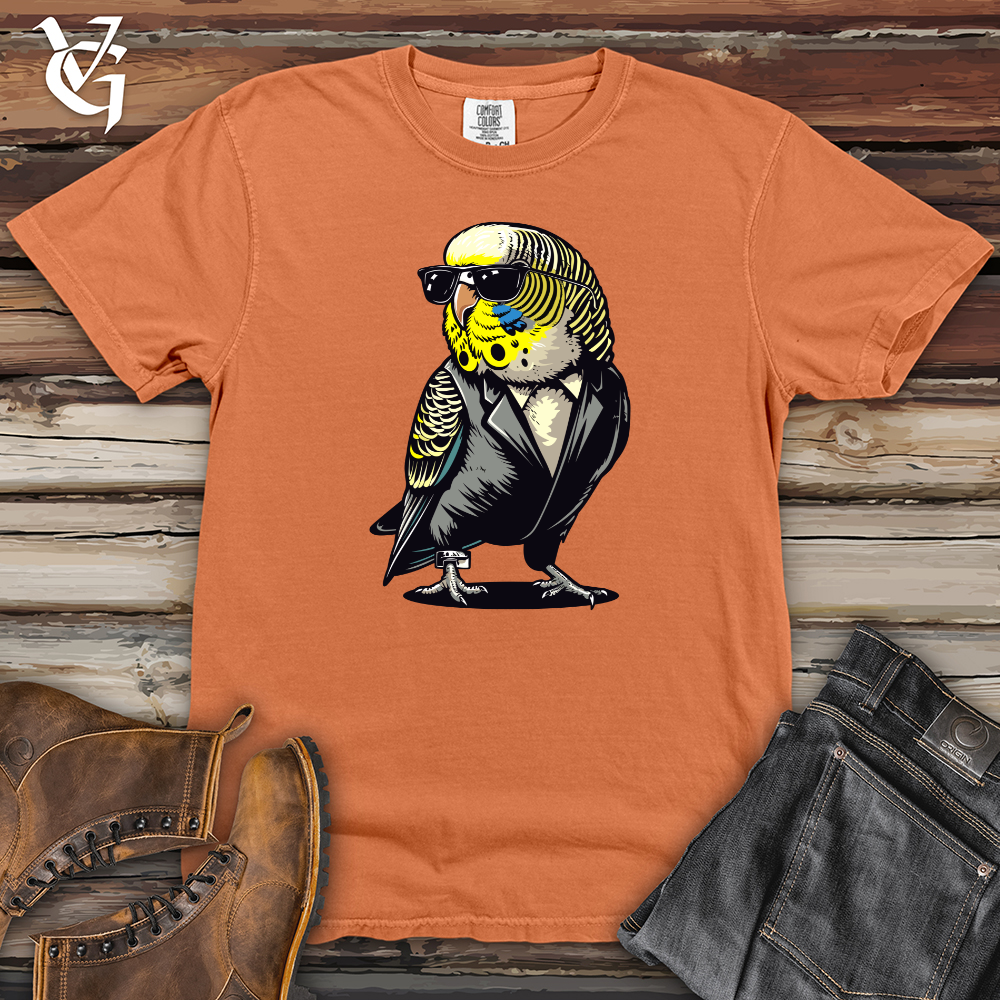 Viking Goods Budgie Boss Attitude Heavy Cotton Comfort Colors Tee Burnt Orange / L