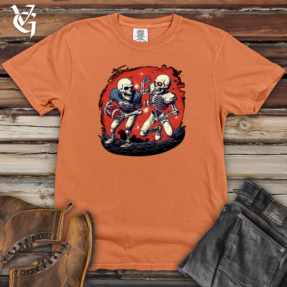 Viking Goods Cosmic Clash Gridiron Heavy Cotton Comfort Colors Tee Burnt Orange / L