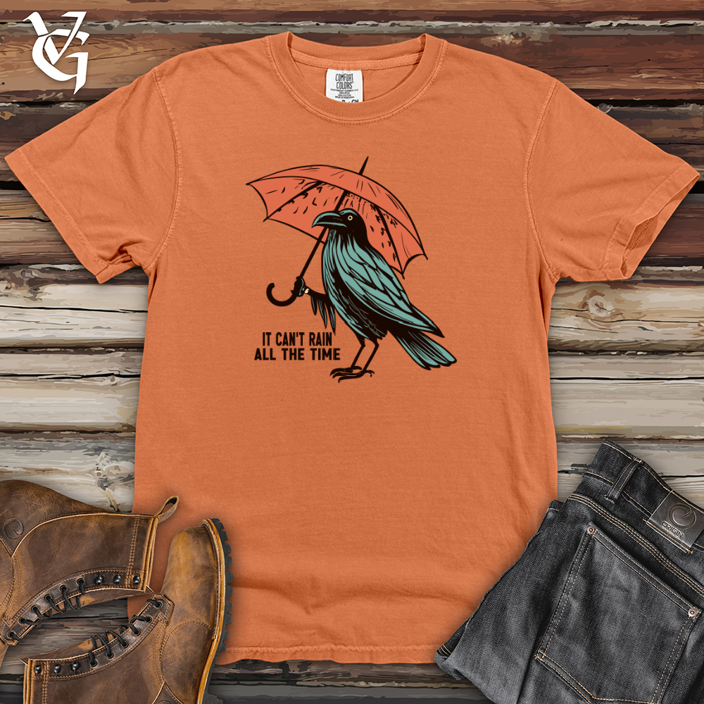 Viking Goods It Can't Rain All The Time Heavy Cotton Comfort Colors Tee Burnt Orange / L