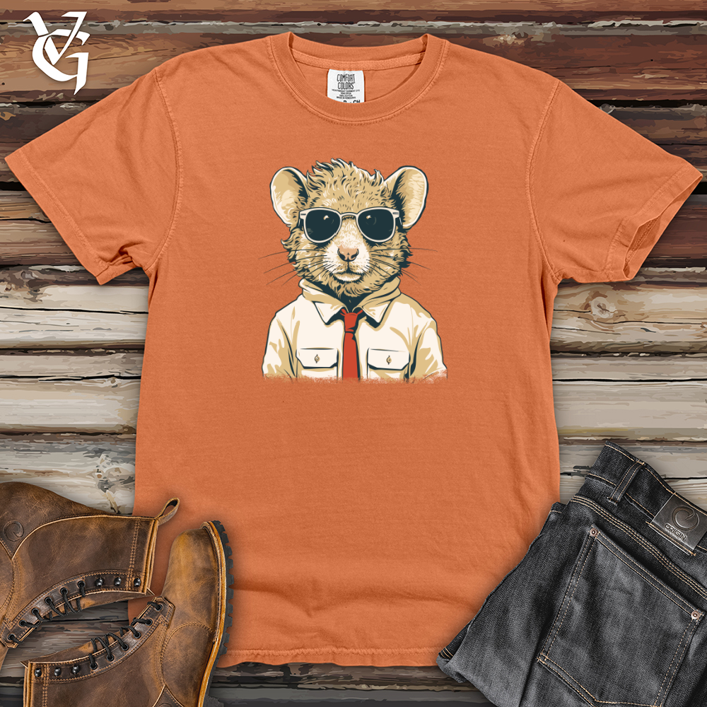Viking Goods Mouse Suave Shades Heavy Cotton Comfort Colors Tee Burnt Orange / L