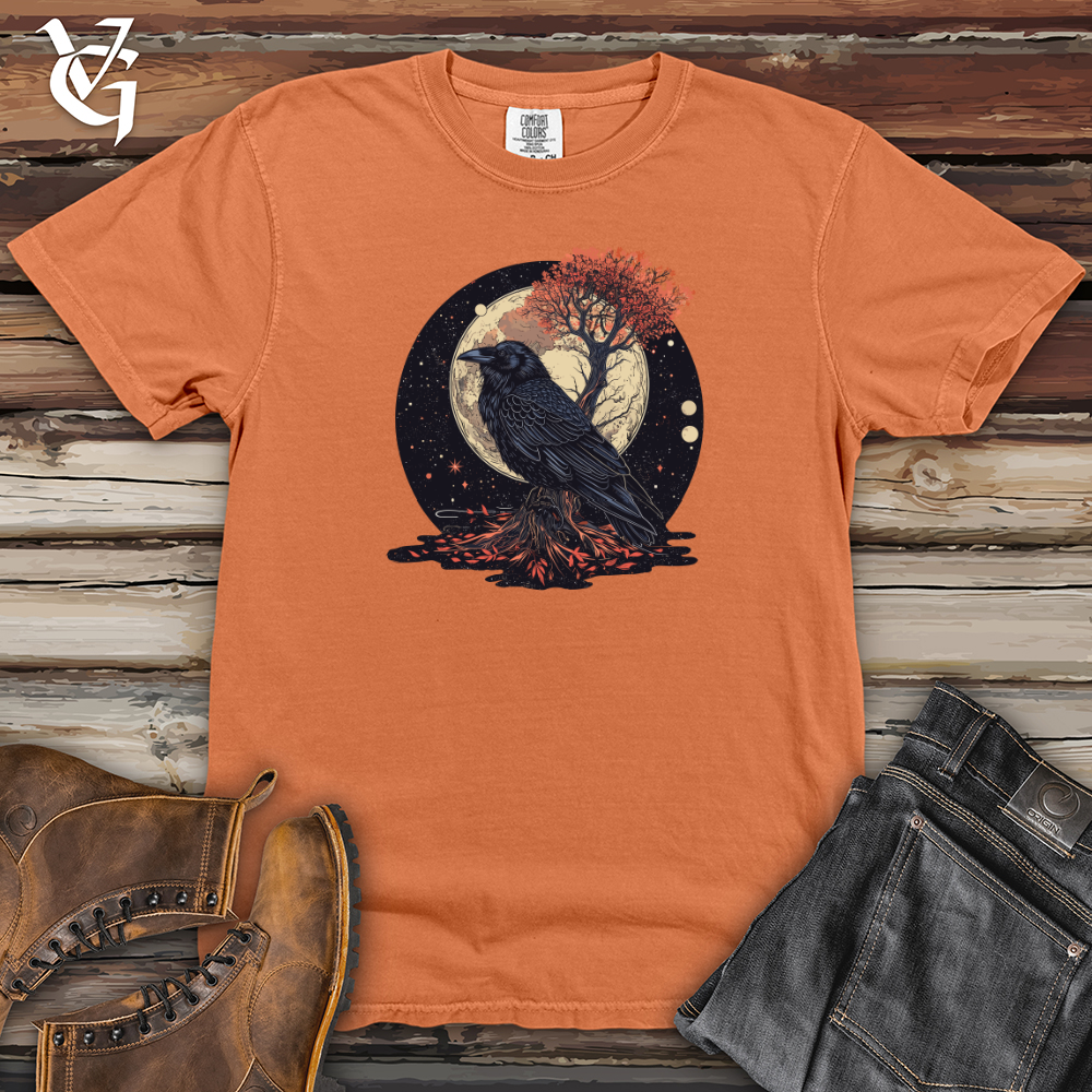 Viking Goods Mystical Raven Moon Heavy Cotton Comfort Colors Tee Burnt Orange / L