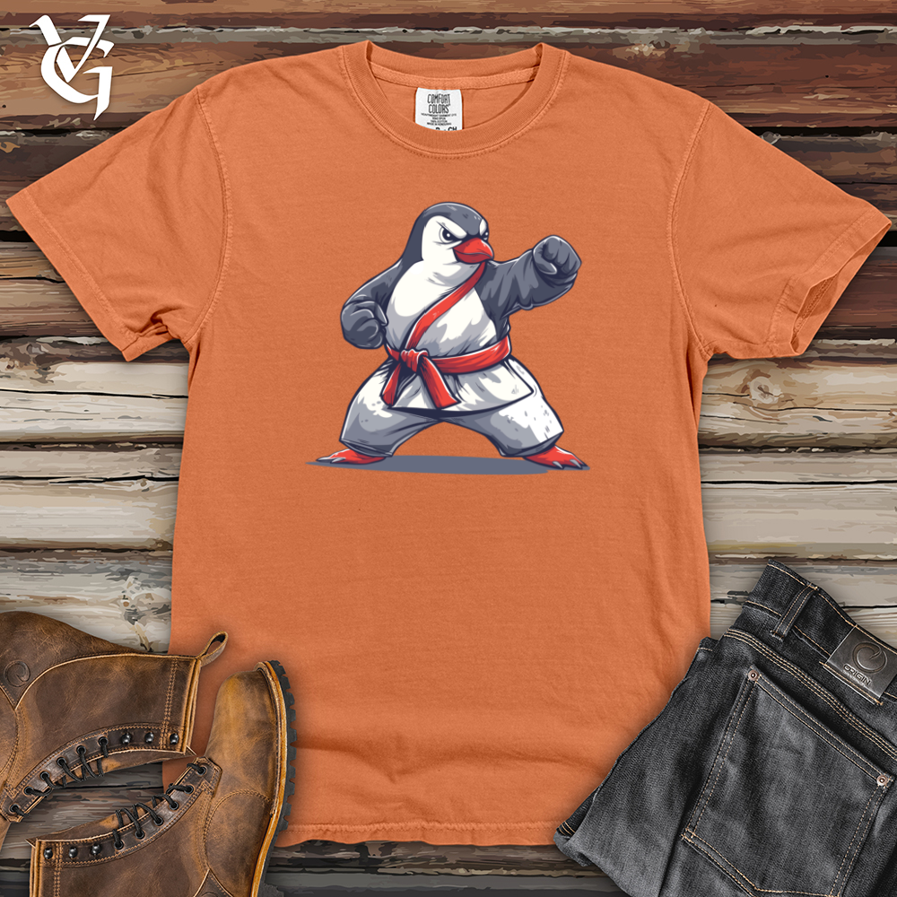 Viking Goods Penguin Karate Master Heavy Cotton Comfort Colors Tee Burnt Orange / L