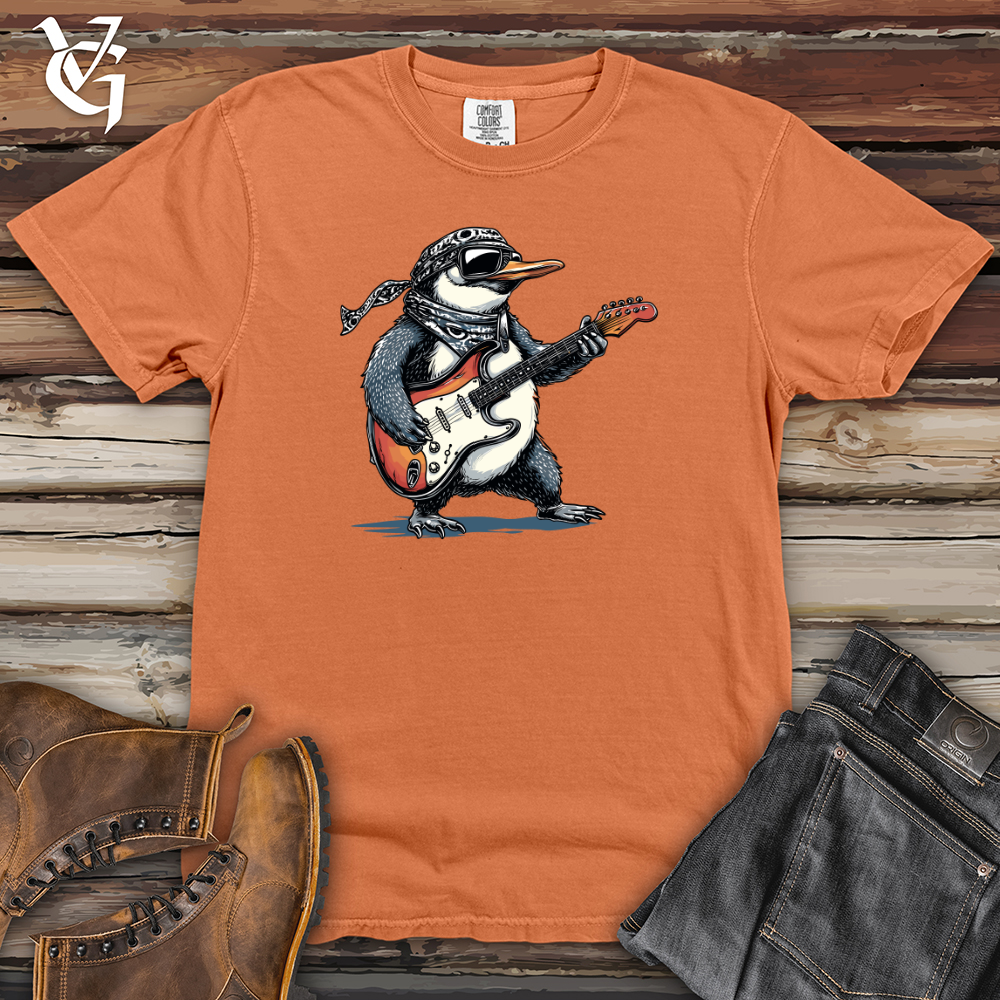 Viking Goods Penguin Rockstar Solo Heavy Cotton Comfort Colors Tee Burnt Orange / L