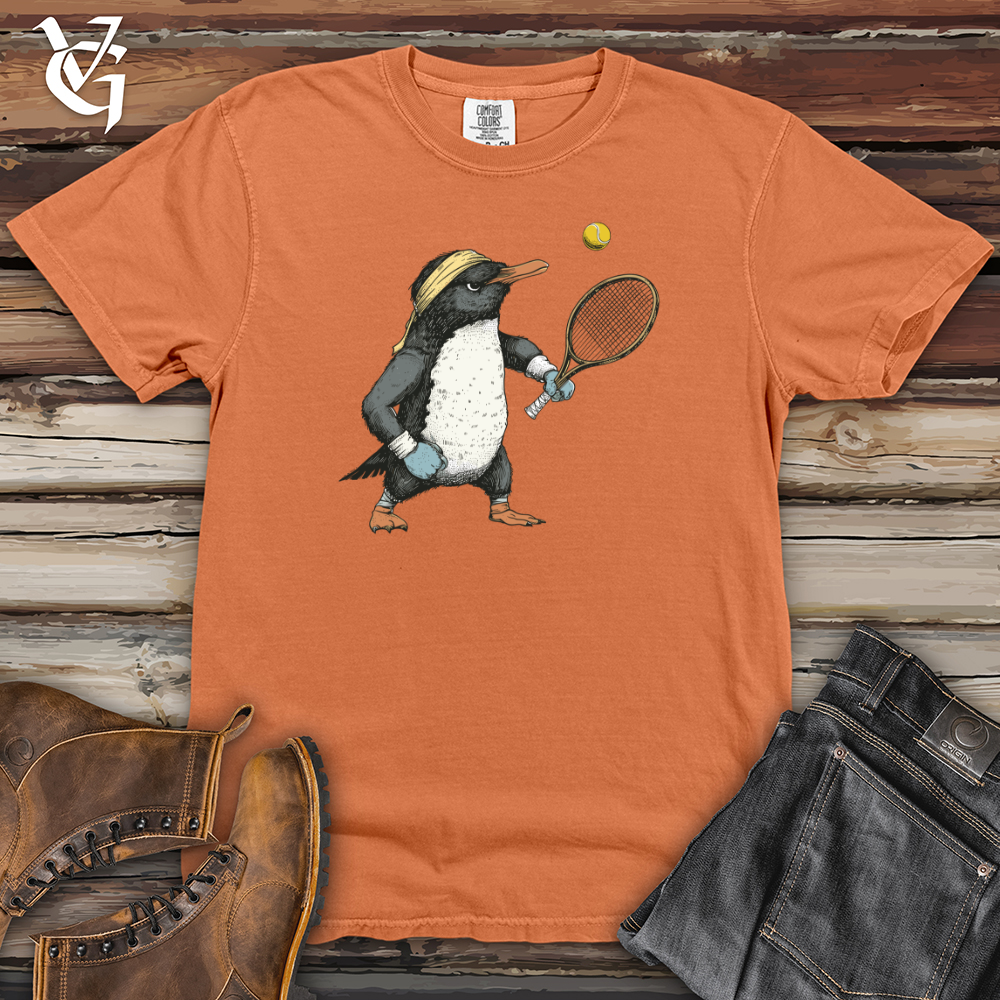 Viking Goods Penguin Tennis Ace Heavy Cotton Comfort Colors Tee Burnt Orange / L