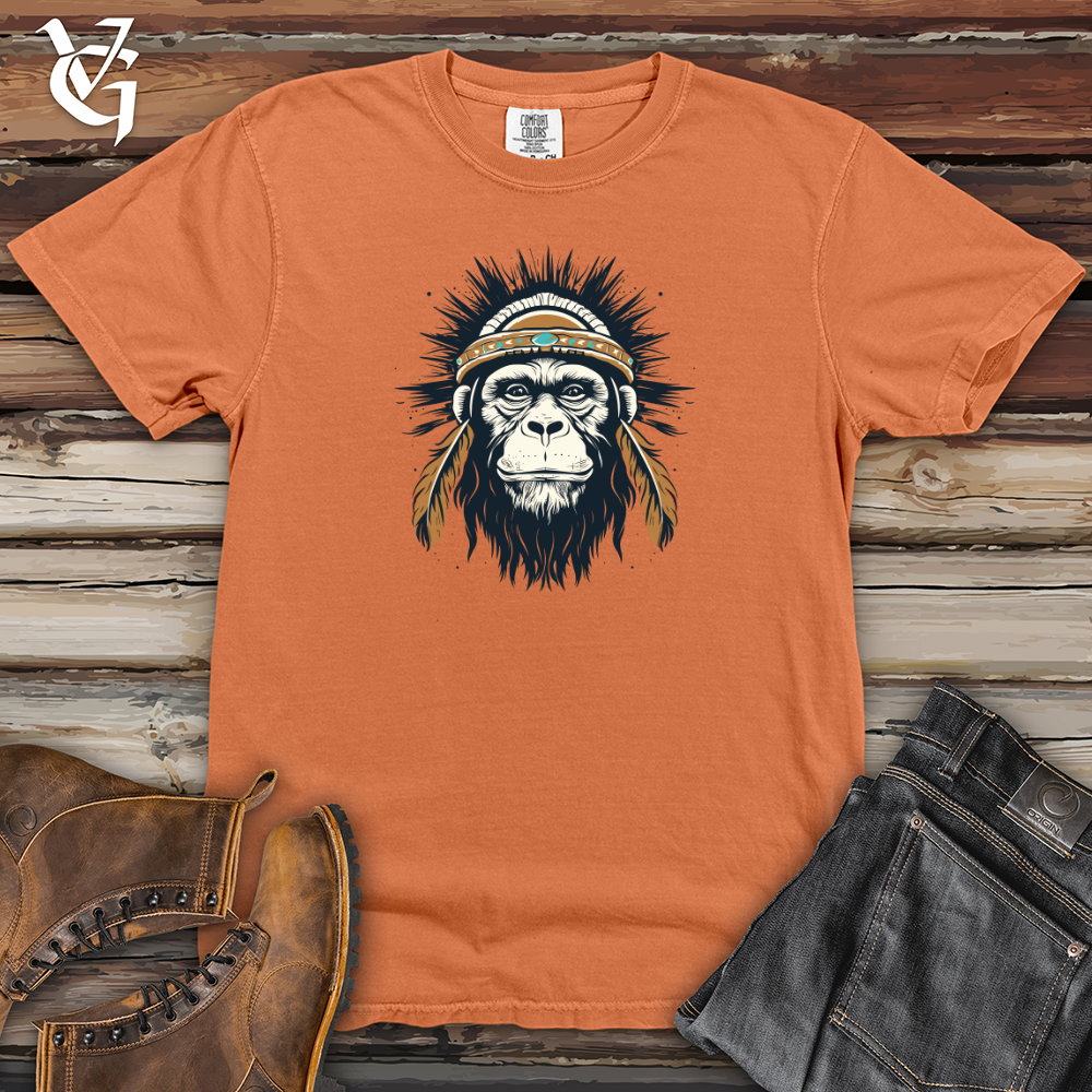 Viking Goods Retro Eskimo Monkey 01 Heavy Cotton Comfort Colors Tee Burnt Orange / L