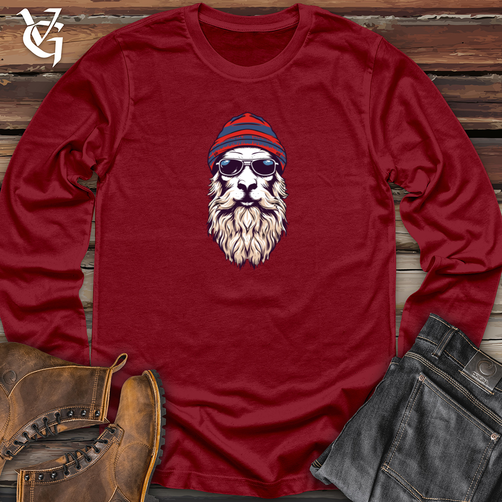 Viking Goods Beanie Llama Dreams Long Sleeve Cardinal / L