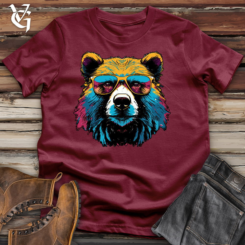 Viking Goods Bear Ballin Cotton Tee Cardinal / L