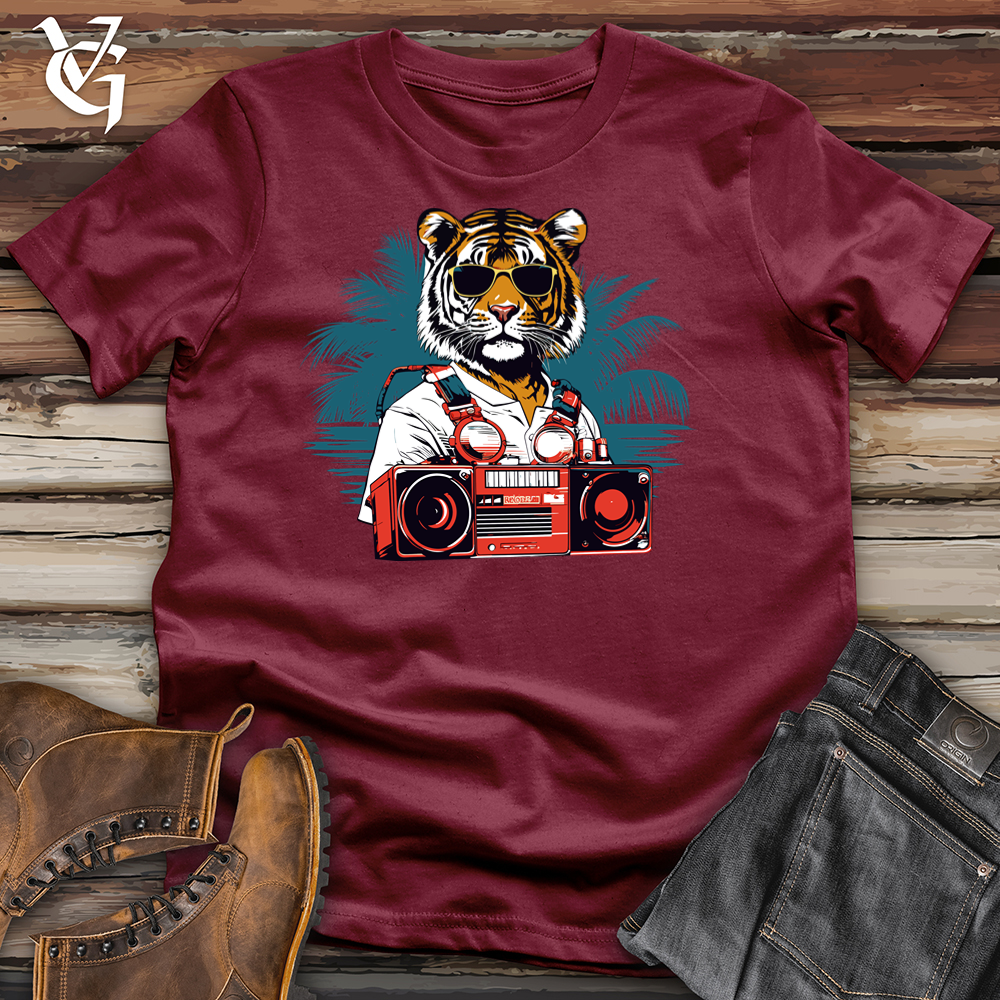 Viking Goods Groove Tiger Beats Cotton Tee Cardinal / L