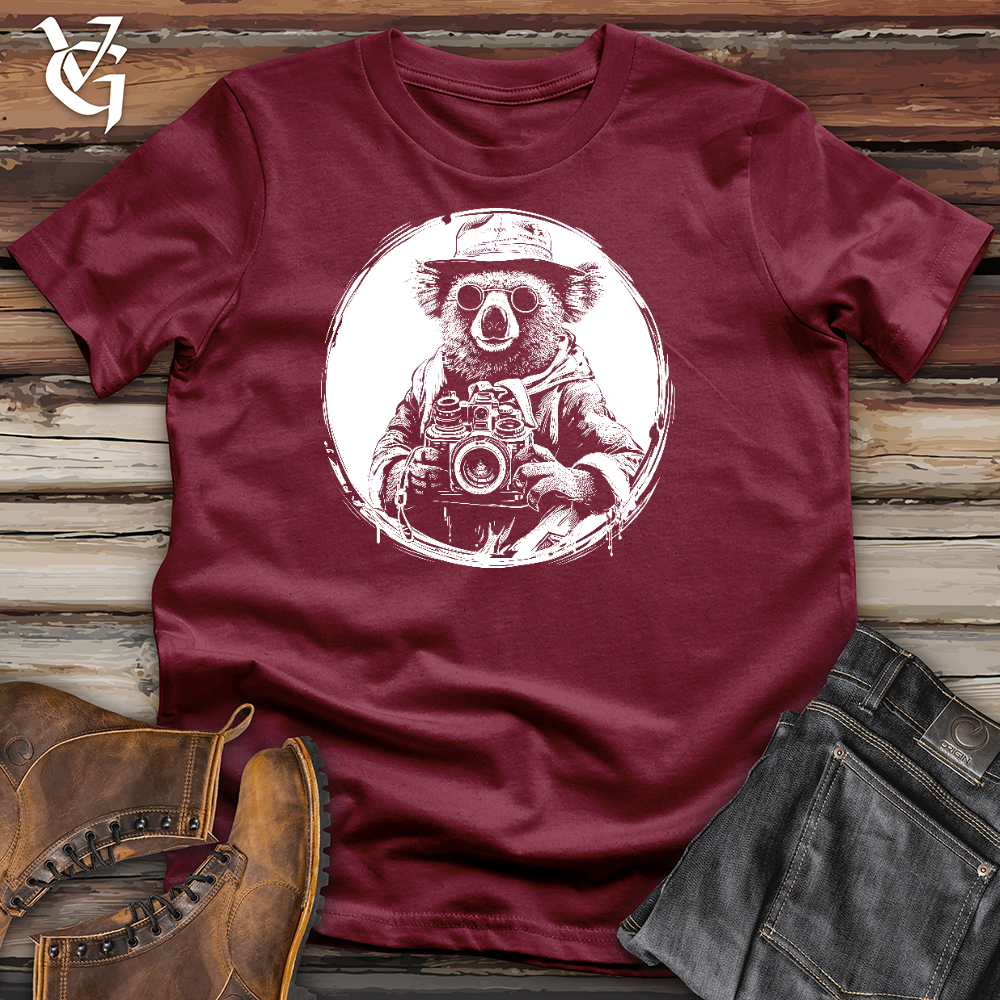 Viking Goods Koala With Camera Cotton Tee Cardinal / L