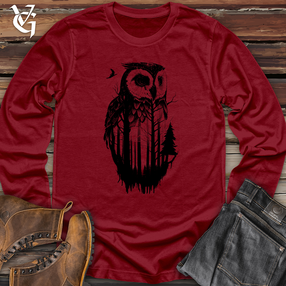 Viking Goods Owl Soul Long Sleeve Cardinal / L
