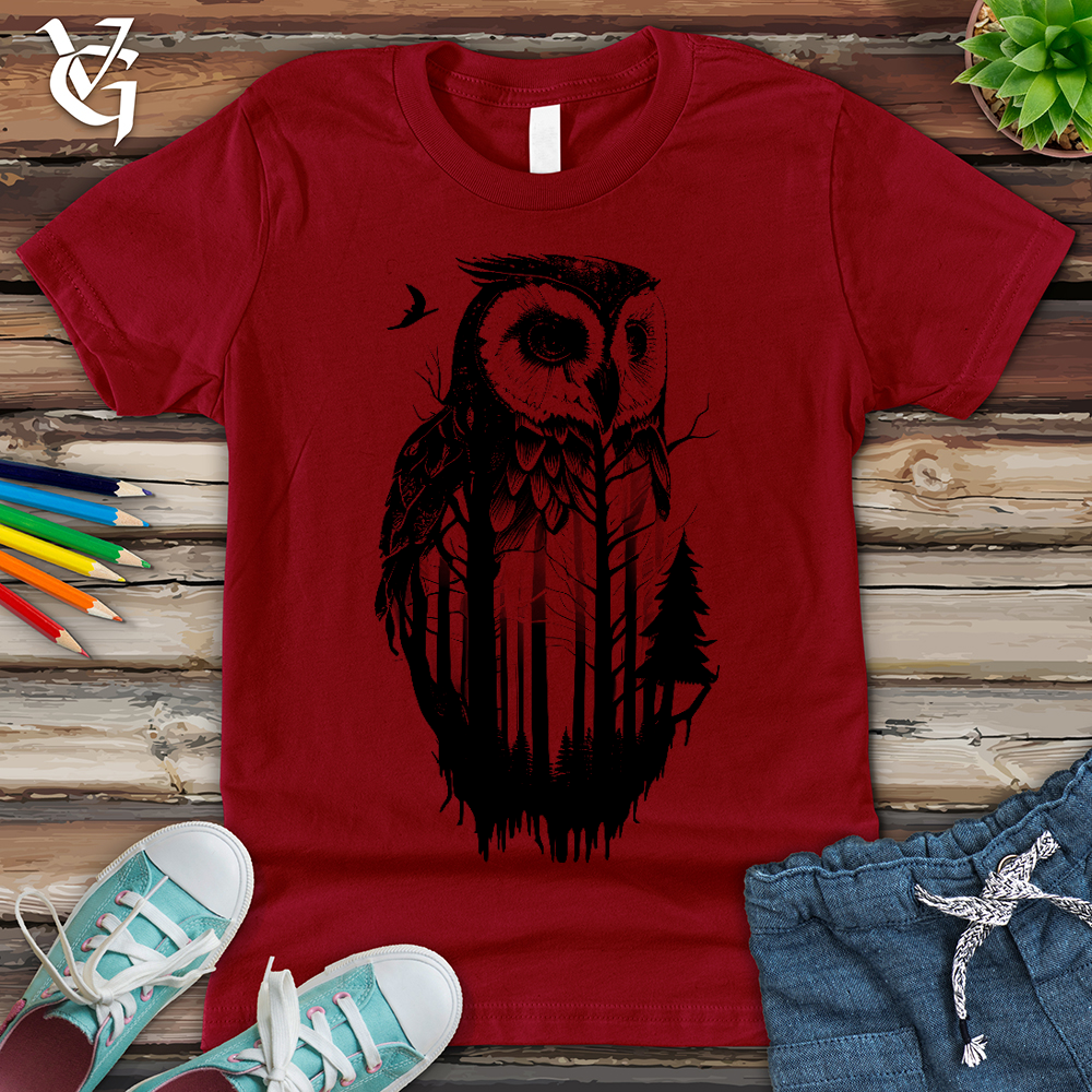 Viking Goods Owl Soul Youth Tee Cardinal / L