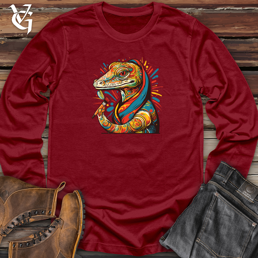 Viking Goods Paintbrush Maestro Lizard Long Sleeve Cardinal / L