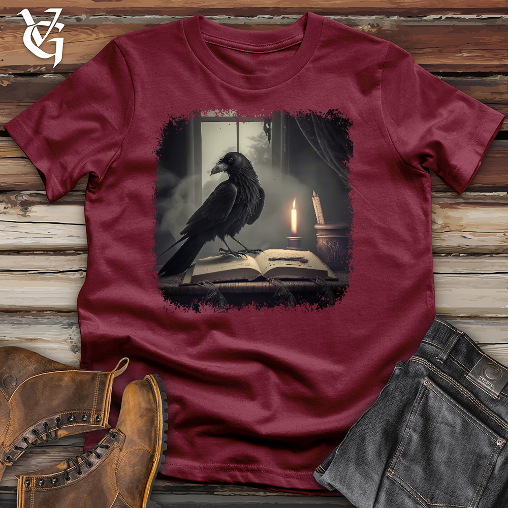 Viking Goods Raven Writer Cotton Tee Cardinal / L