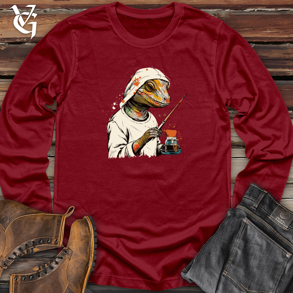 Viking Goods Scaled Artistry Long Sleeve Cardinal / L