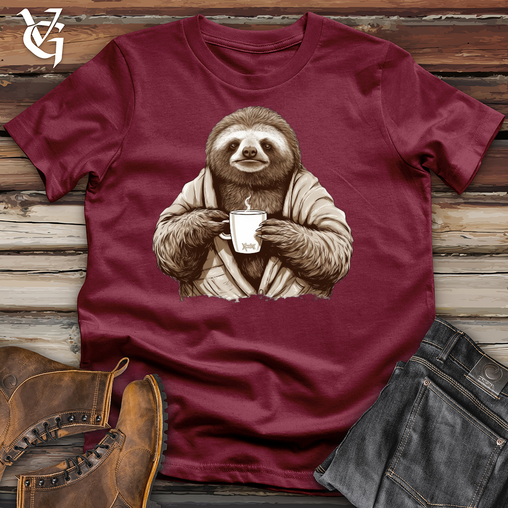 Viking Goods Serious Sloth Cotton Tee Cardinal / L