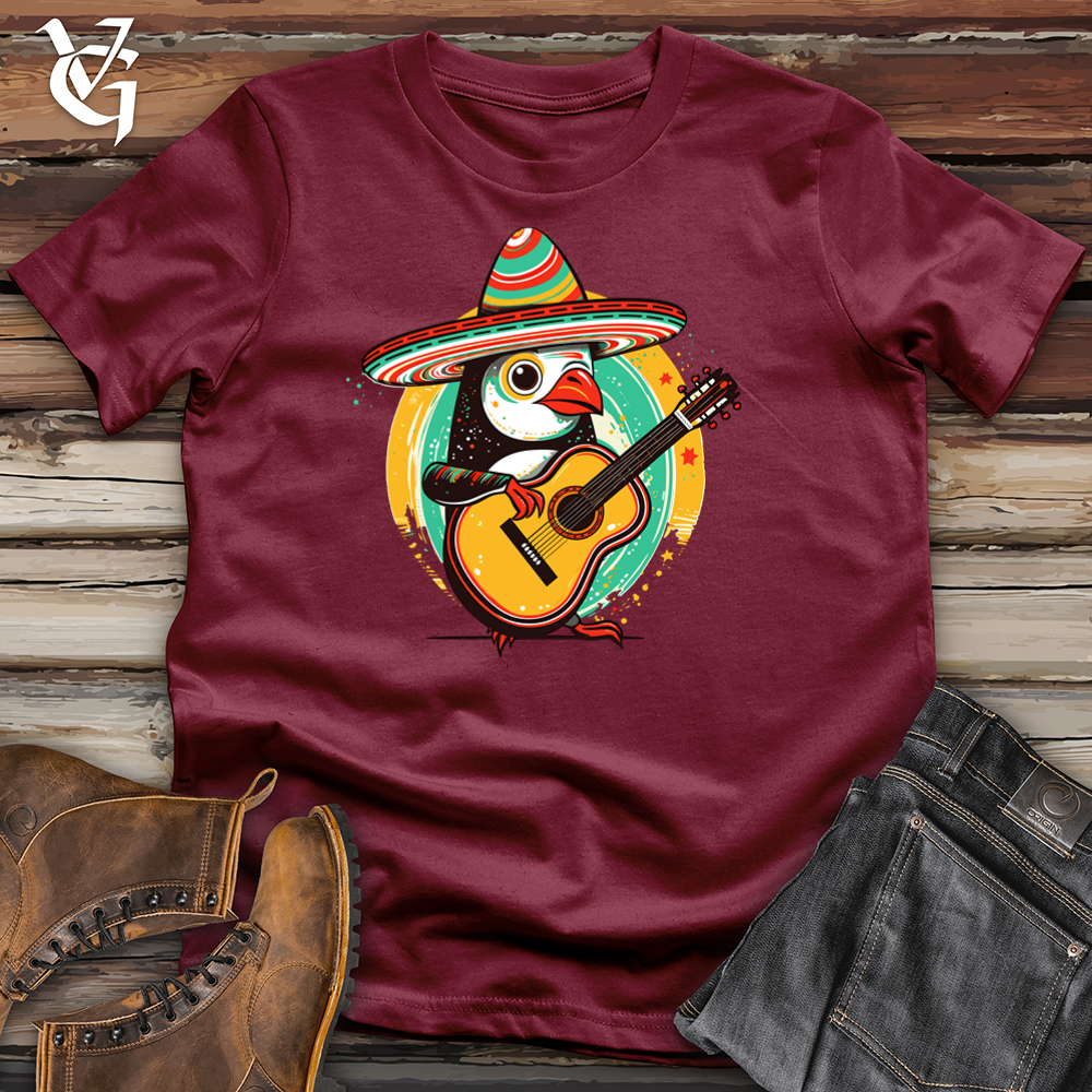 Viking Goods Ukulele Fiesta Penguin Cotton Tee Cardinal / L