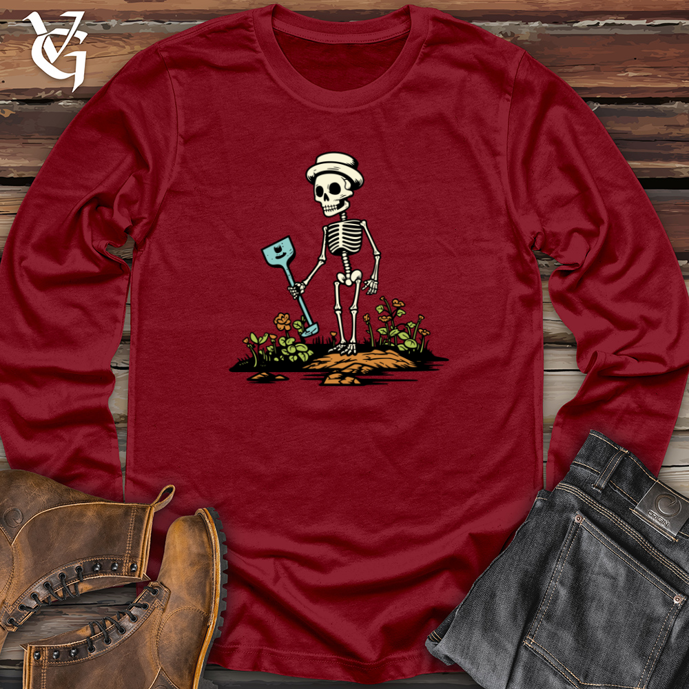 Viking Goods Whimsy Yard Worker Long Sleeve Cardinal / L