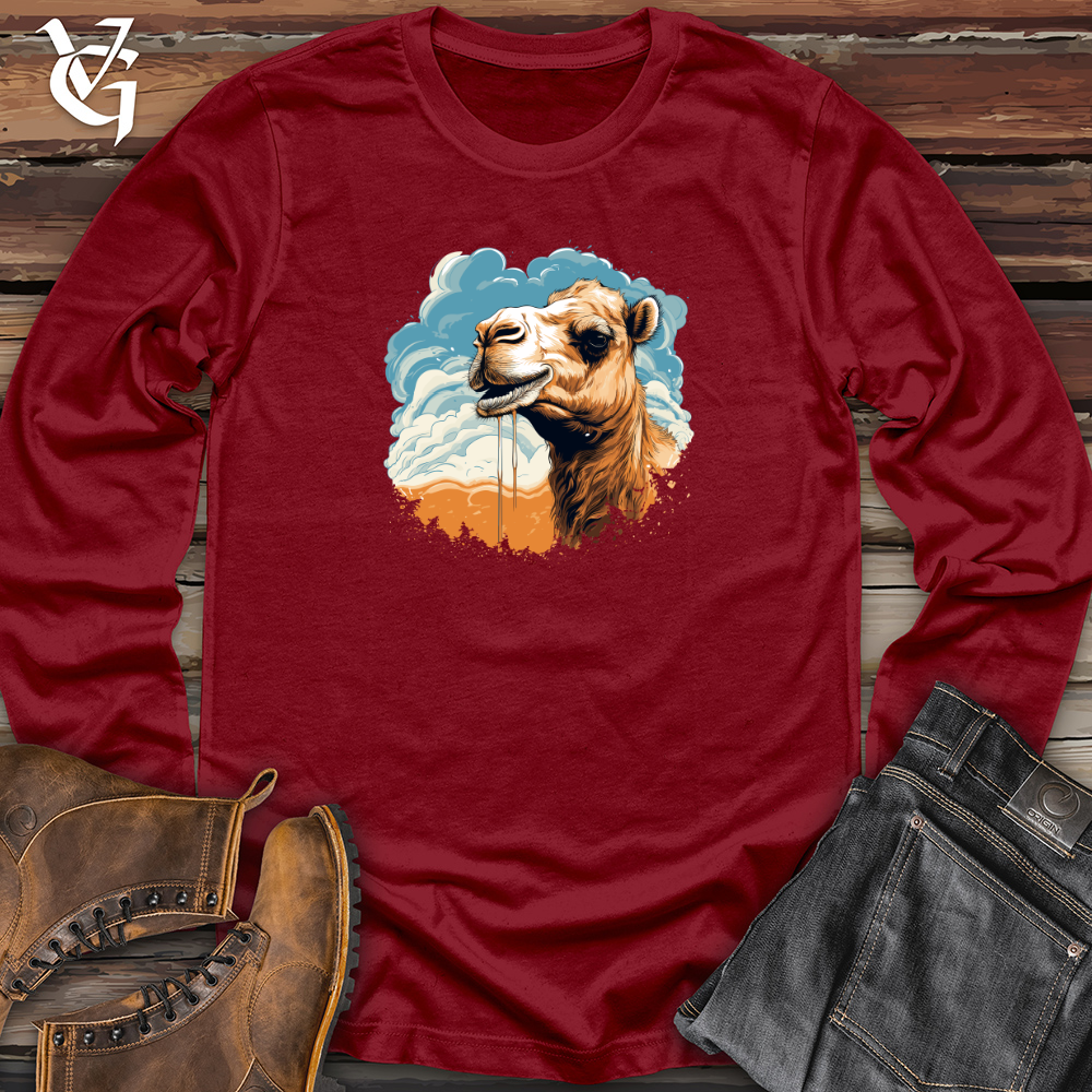 Viking Goods Whirling Dune Camel Long Sleeve Cardinal / L