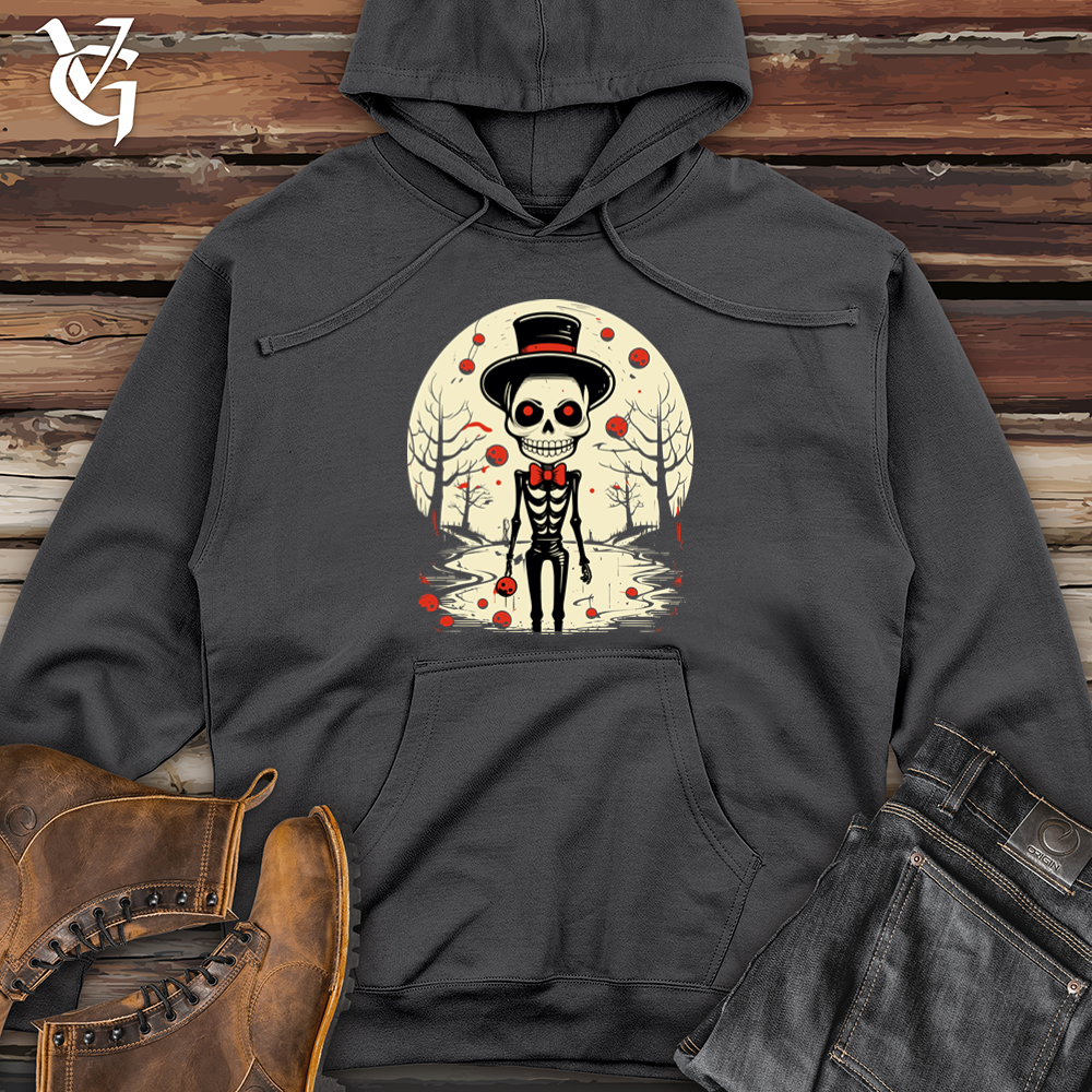 Viking Goods Adventurous Cherry Halloweener Midweight Hooded Sweatshirt Charcoal / L