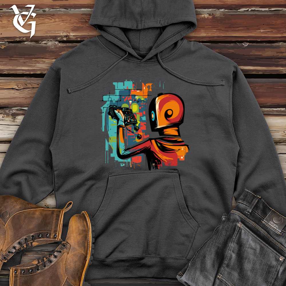 Viking Goods Artistic Automaton Midweight Hooded Sweatshirt Charcoal / L