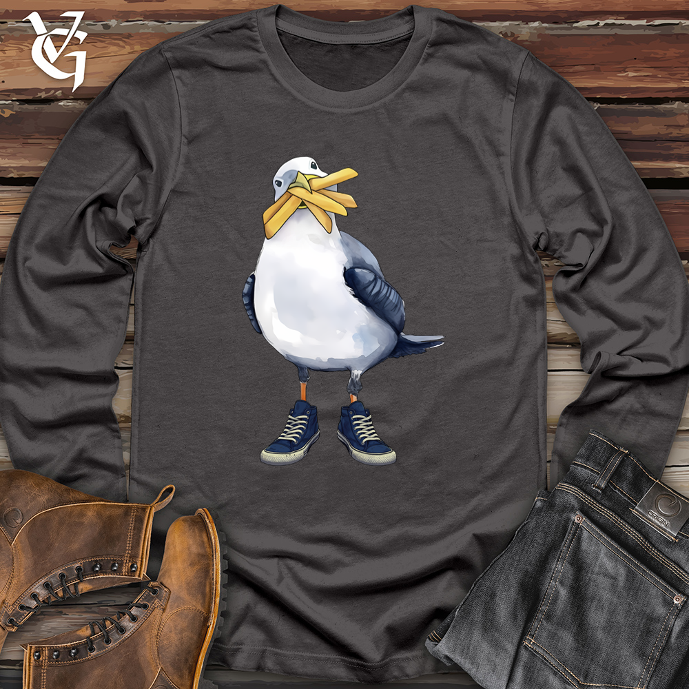 Viking Goods Boardwalk Seagull 02 Softstyle Long Sleeve Charcoal / L