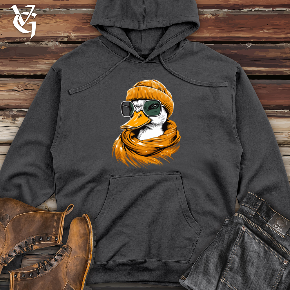 Viking Goods Duck Beanie Bliss Midweight Hooded Sweatshirt Charcoal / L