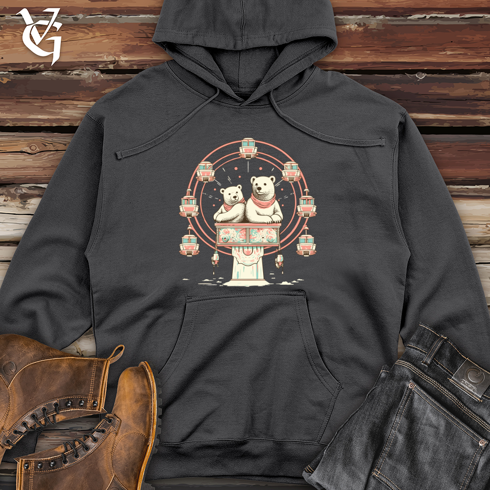 Viking Goods Polar Ferris Wheel Midweight Hooded Sweatshirt Charcoal / L