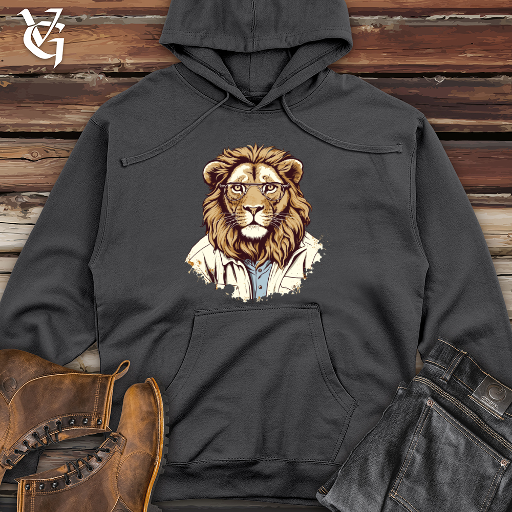 Viking Goods Prideful Educator Midweight Hooded Sweatshirt Charcoal / L