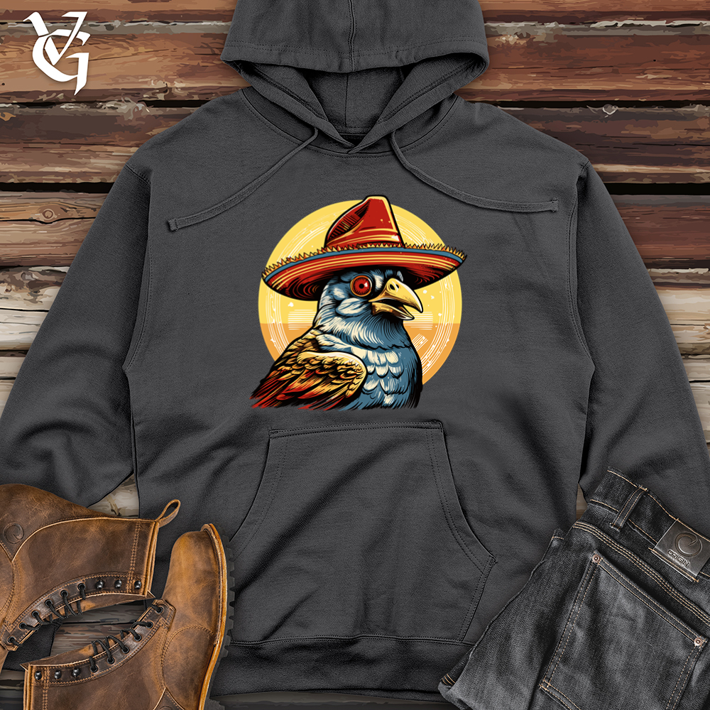Viking Goods Quail Desert Calling Cowboy Caper Midweight Hooded Sweatshirt Charcoal / L
