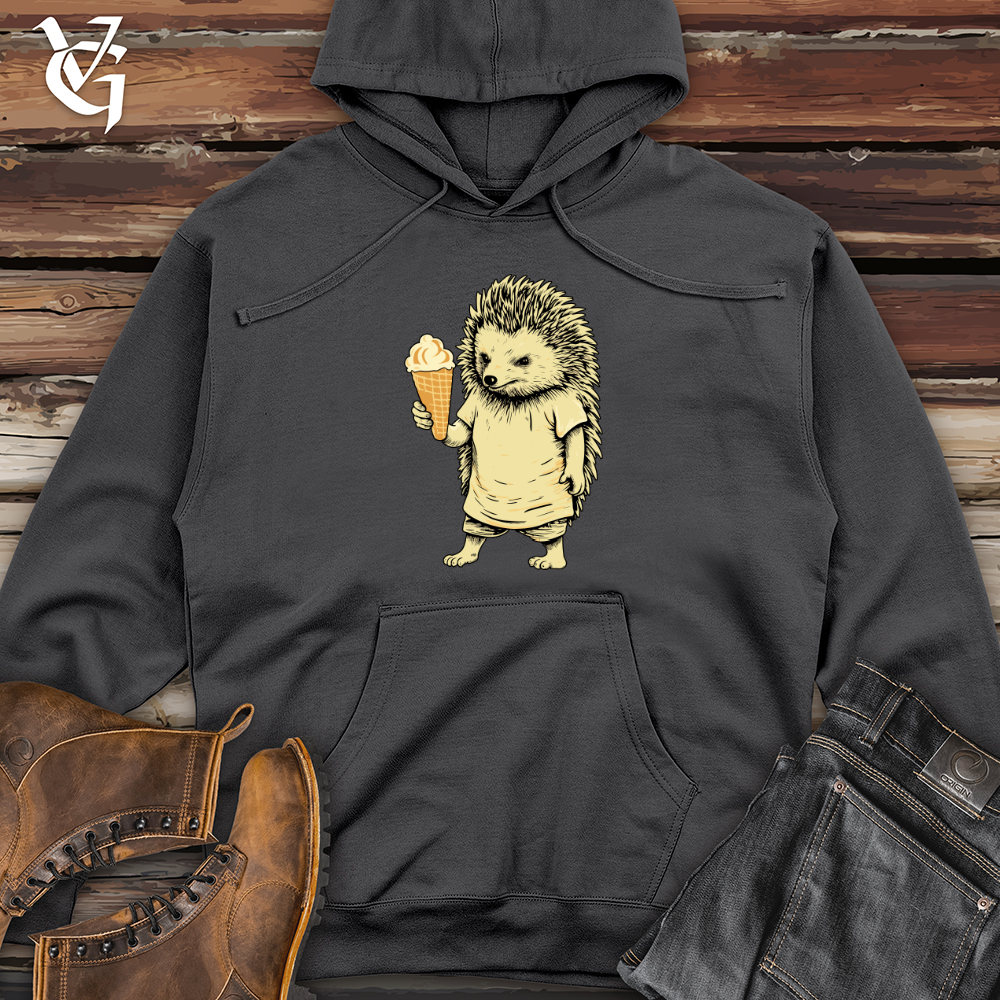 Viking Goods Quill Balancing Delight Midweight Hooded Sweatshirt Charcoal / L