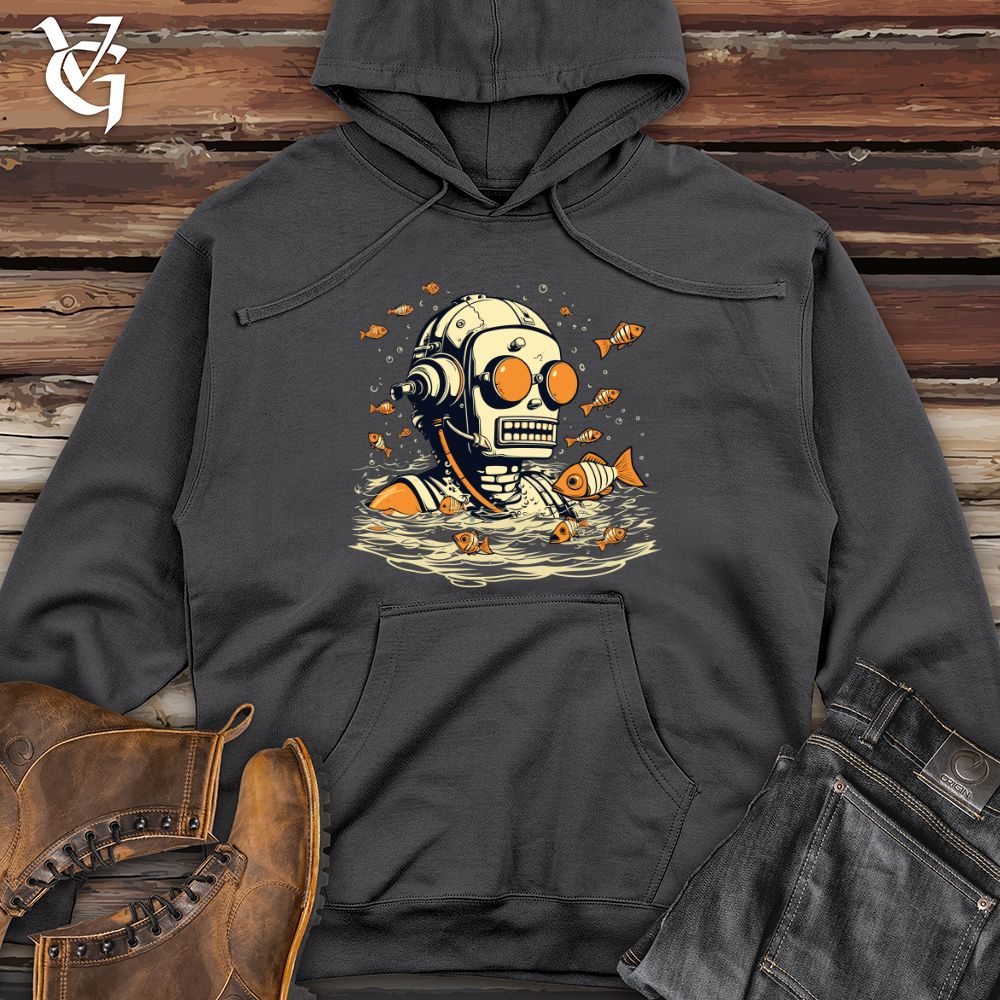 Viking Goods RoboSwim Midweight Hooded Sweatshirt Charcoal / L