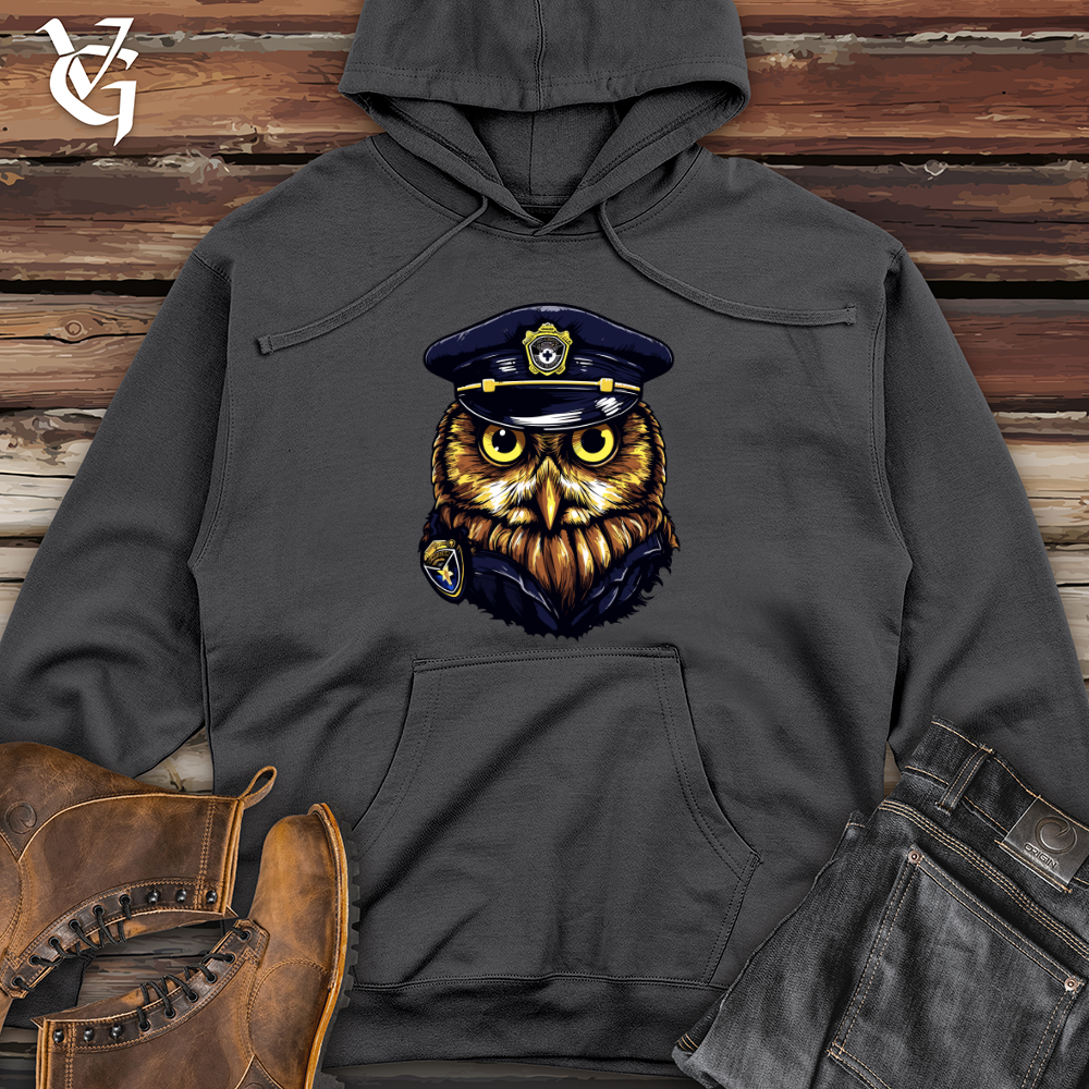 Viking Goods Vigilant Feathered Guardian Midweight Hooded Sweatshirt Charcoal / L