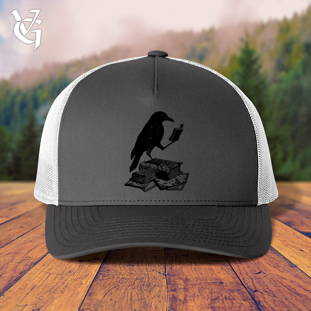 Viking Goods A Little Light Reading Trucker Cap Charcoal/ White