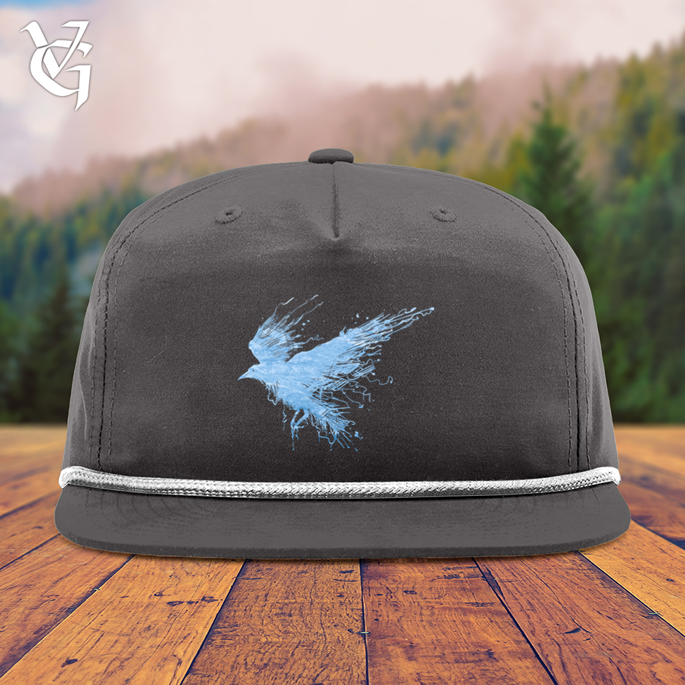 Viking Goods Smokey Winter Raven Snapback Cap Charcoal/ White