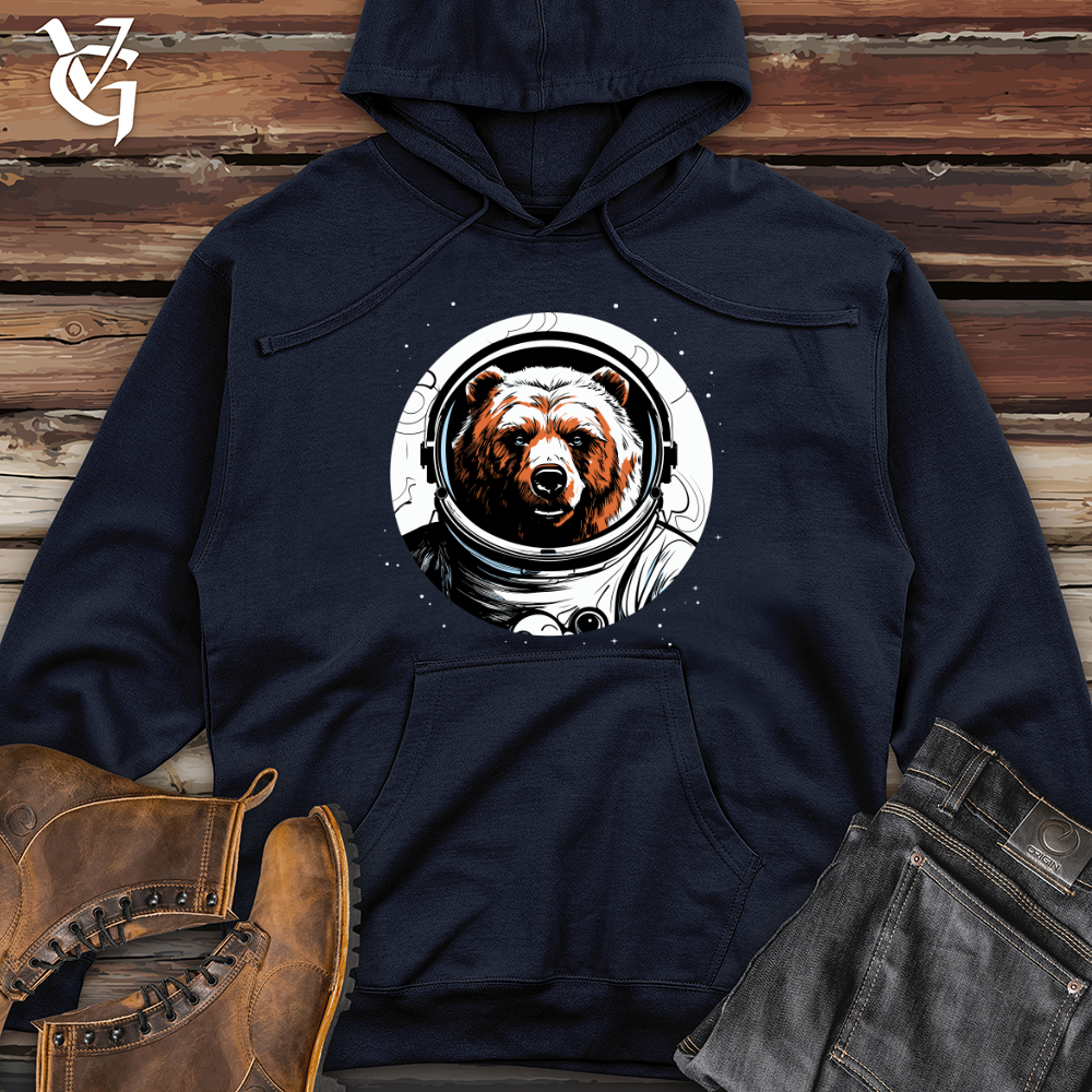 Viking Goods Cosmic Bear Expedition Midweight Hooded Sweatshirt Classic Navy / L