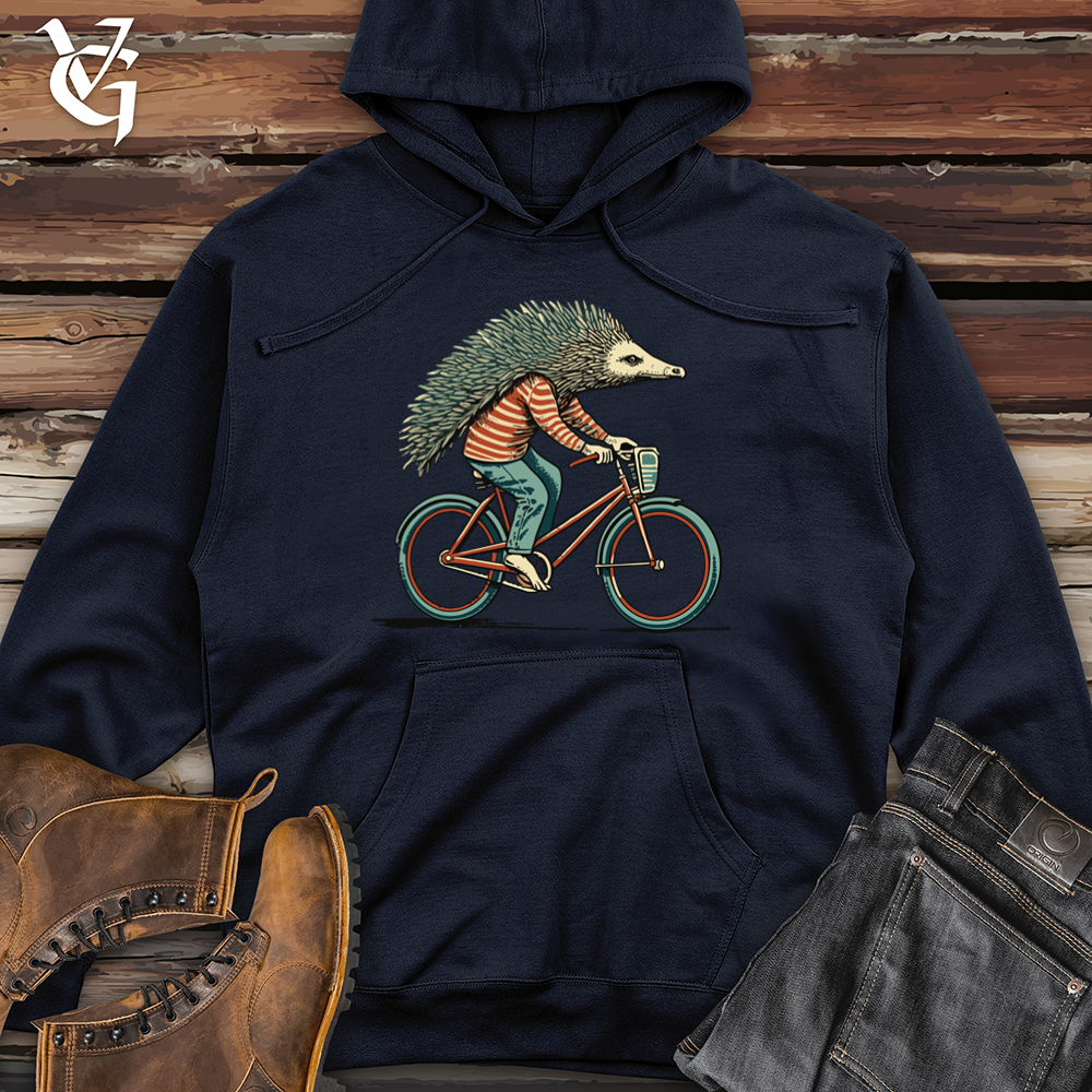 Viking Goods Echidna Cycle Spiny Spin Adventure Midweight Hooded Sweatshirt Classic Navy / L