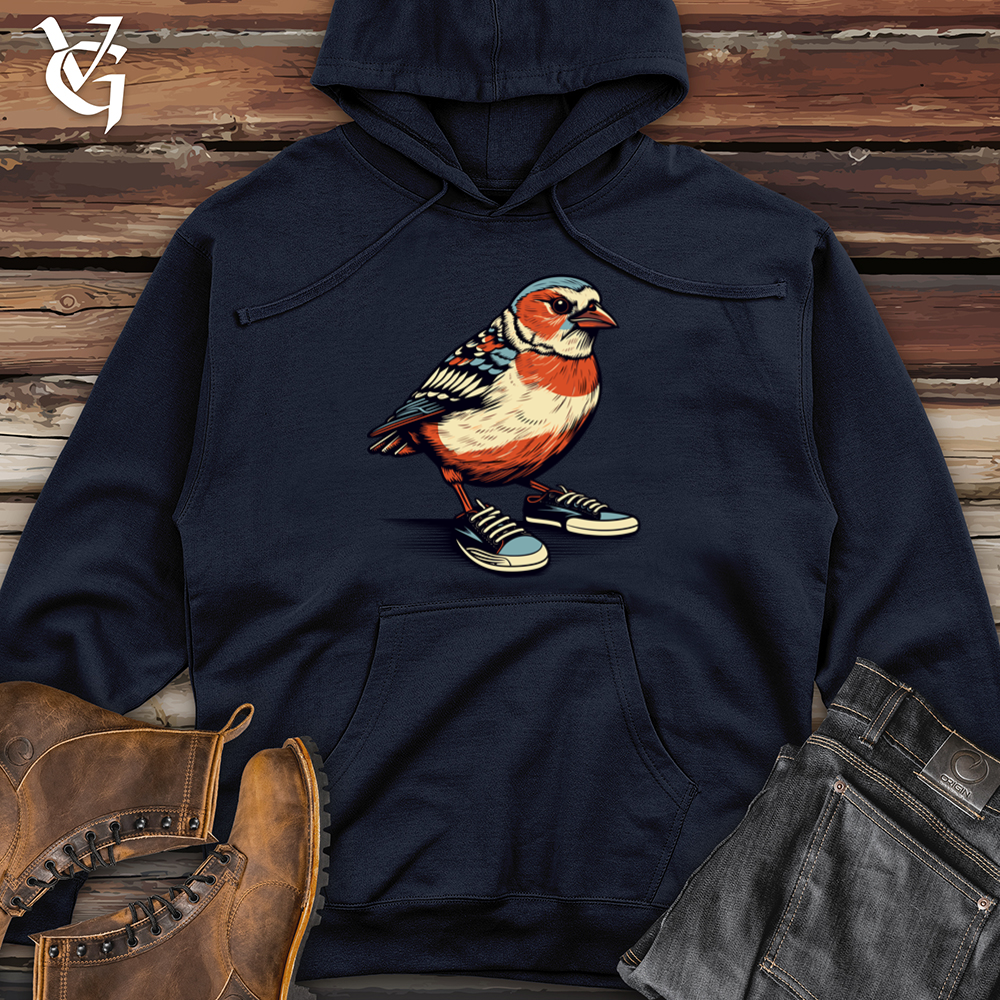 Viking Goods Finch Feathered Sneakers Midweight Hooded Sweatshirt Classic Navy / L