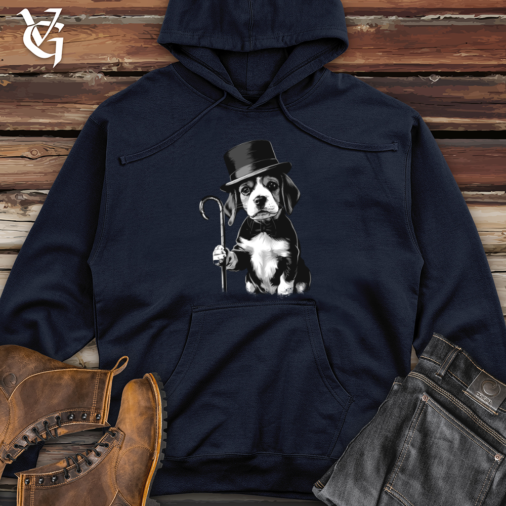 Viking Goods Gentleman Puppy Elegance Midweight Hooded Sweatshirt Classic Navy / L